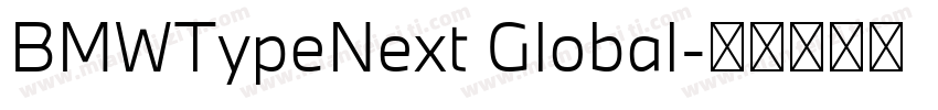 BMWTypeNext Global字体转换